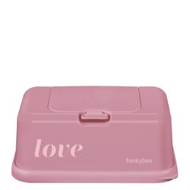 Original Porta Toalhitas Love Cor Rosa