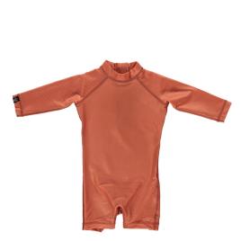 Beach & Bandits Clay Ribbed Baby Suit Fato de Banho Tijolo Tamanho XS