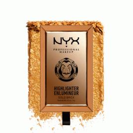 Nyx Iluminador Classic Gold La Casa de Papel