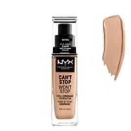 NYX Can't Stop Won't Stop Full Coverage Foundation Base Cor Natural 30ml