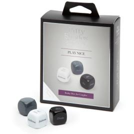 Jogo de Dados Erótico Fifty Shades of Grey Play Nice Role Play Dice