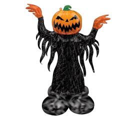 Balão AirLoonz Abóbora Fantasma Halloween 134cm