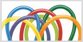 100 Balões De Modelar 260q - Carnival