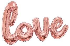 Balão Foil Giant Love Script - Rose Gold
