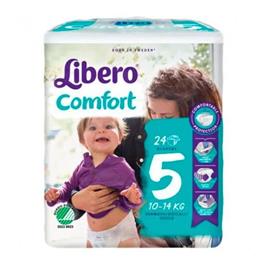 Comfort 5 Fralda 10-14Kg Pack 8 x24