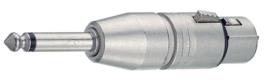 Adaptador Xlr 3pol Para Tele 6.3 Mm Xlr