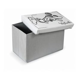 POUF XL MINNIE COM ARMAZENAGEM 49X31X31CM