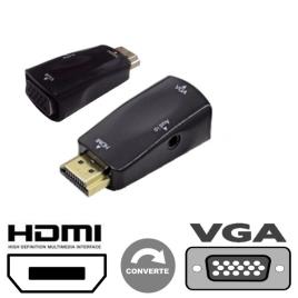 Conversor Av Hdmi Para Vga Com Audio
