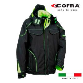 JAQUETA SOFTSHELL TECKA PRETO LIME  TAMANHO 50