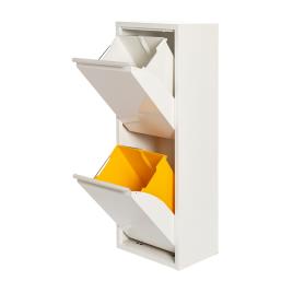 ARMARIO METALICO RECICLAGEM 2 GAVETAS BRANCO