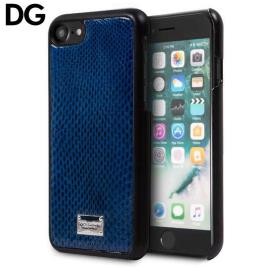 Carcasa  para iPhone 7 / 8 / SE (2020) Licencia Dolce Gabbana Azul Serpiente