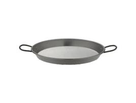 FIGIDEIRA AÇO POLIDO PARA INDUÇÃO E VITROCERÂMICA Ø30CM (4 PORÇÕES). 