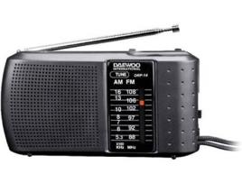 RADIO  PORT.AM/FM-PRETO  -DRP14