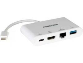 Concentrador USB tipo C 4 em 1
