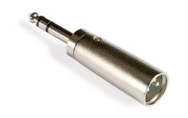 Adaptador de áudio jack 63 mm a XLR