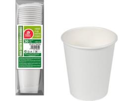 Pack 30Un Copo Papelão Branco 120Cc BEST PRODUCTS GREEN