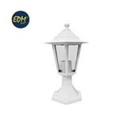 CANDEEIRO ALUMINIO E VIDRO TIPO FAROL PARA MURO 38X DIAM.19,2CM  MOD.ZURICH