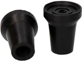 Topo Sistema Exterior Borracha Apoio  Ø17Mm Preto