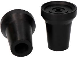 Topo Sistema Exterior Borracha Apoio  Ø18Mm Preto