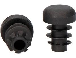 Topo Sistema Redondo para Interior  Ø14Mm Preto