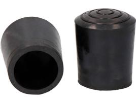 Topo Sistema para Andador Preto Sem Anilha  25Mm