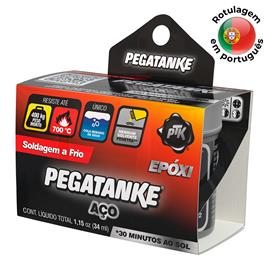 PEGATANKE EPOXICO AÇO PRETO 32ML. PORTUGUES