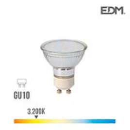 LAMPADA DICROICA VIDRO LED GU10 5W 400 Lm 3200K LUZ QUENTE 