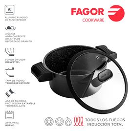 PANELA ALUTHERM + TAMPA Ø24CM ALUMÍNIO 3004 FAGOR