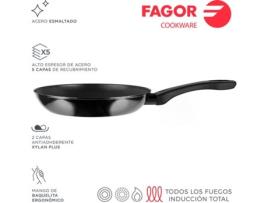 FRIGIDEIRA INDUTHERM Ø24CM PRETA AÇO AISI 430 
