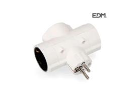 FICHA TRIPLA 16A 250V EMBALADO 