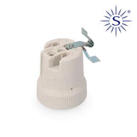 CASQUILHO PORCELANA E-27 PARA PLAFONS EMBALADO