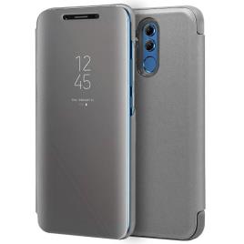 Funda  Flip Cover para Huawei Mate 20 Lite Clear View Plata