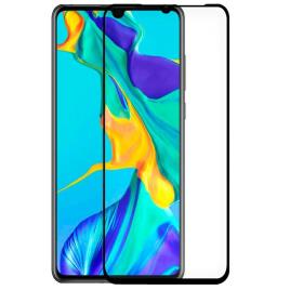 Protector Pantalla Cristal Templado COOL para Huawei P30 (FULL 3D Negro)