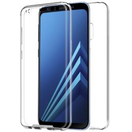 Funda  Silicona 3D para Samsung A530 Galaxy A8 (2018) (Transparente Frontal + Trasera)