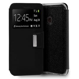 Funda  Flip Cover para Samsung A405 Galaxy A40 Liso Negro