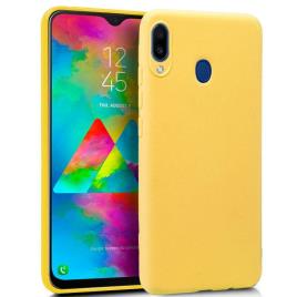Funda COOL Silicona para Samsung M205 Galaxy M20 (Amarillo)