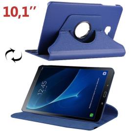 Funda  para Samsung Galaxy Tab A (2016 / 2018) T580 / T585 Polipiel Liso Azul 10.1 pulg