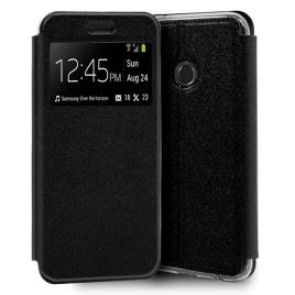 Funda COOL Flip Cover para ZTE Blade V10 Liso Negro