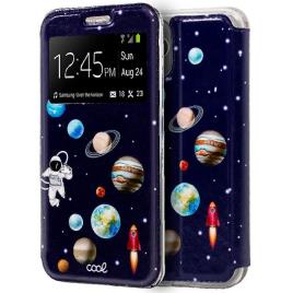 Funda  Flip Cover para iPhone 11 Pro Dibujos Astronauta