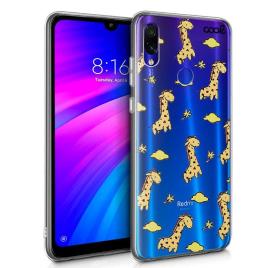 Carcasa  para Xiaomi Redmi 7 Clear Jirafas