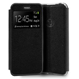 Funda  Flip Cover para ZTE Blade V10 Vita Liso Negro
