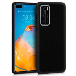 Funda  Silicona para Huawei P40 Pro (Negro)