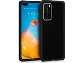 Funda  Silicona para Huawei P40 Pro (Negro)