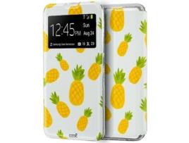 Funda  Flip Cover para Samsung A715 Galaxy A71 Dibujos Piñas