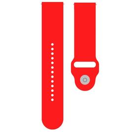 Correa Universal 20mm Amazfit Bip / GTS / Bip Lite / Huawei / Samsung /  Oslo Goma Rojo