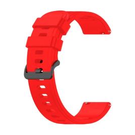 Correa Universal 22mm Amazfit GTR / Stratos / Huawei / Samsung /  Bristol / Sunset Goma Rojo