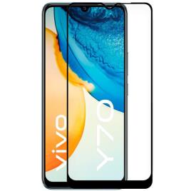 Protector Pantalla Cristal Templado  para Vivo Y70 (FULL 3D Negro)