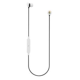 Auriculares Bluetooth com microfone para prática desportiva  Branco