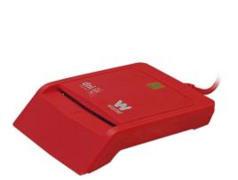 Leitor de Cartões Cidadão Woxter USB2.0 Vermelho