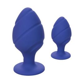 Plug Calexotics Anal Cheeky Buttplug Roxo 2 Pc